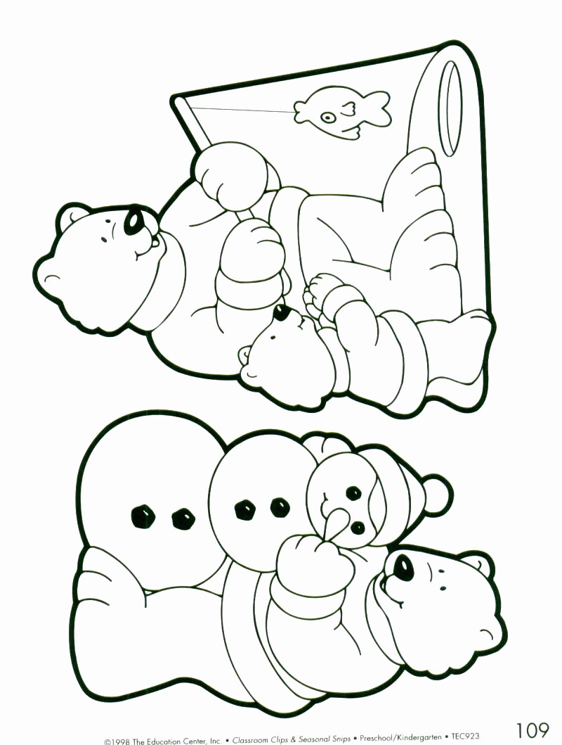 Bałwany kolorowanki